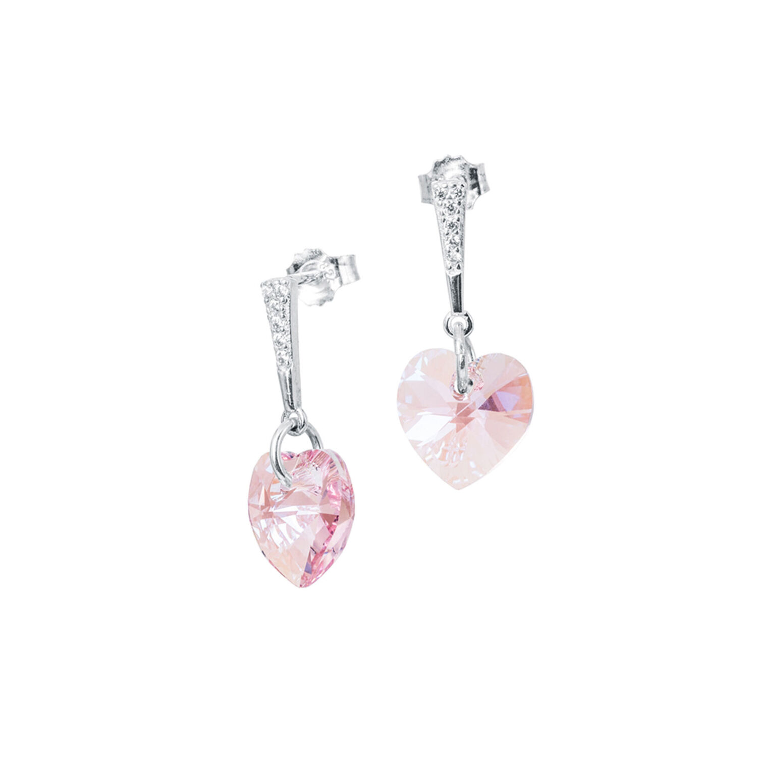 Aros Romance Cristal Genuino Rose Shimmer image number 0.0