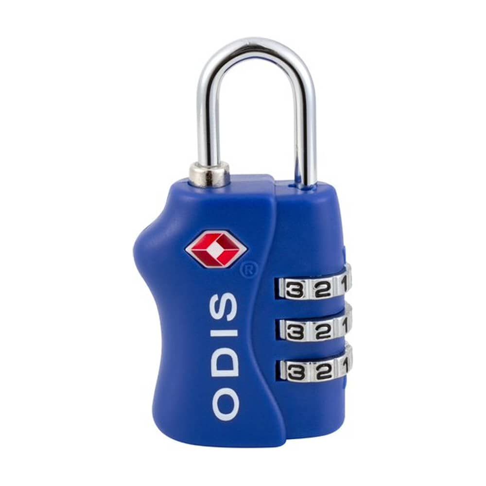 Candado Odis Tsa Maleta Viaje 33mm Combinaci&oacute;n - Azul image number 0.0
