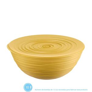 Contenedor Con Tapa Mostaza 25cms - Colección Tierra