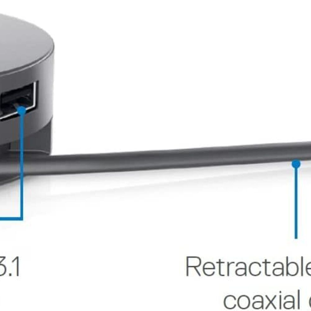 Adaptador Multipuertos Dell Usb-c 7 En 1 Gris image number 4.0