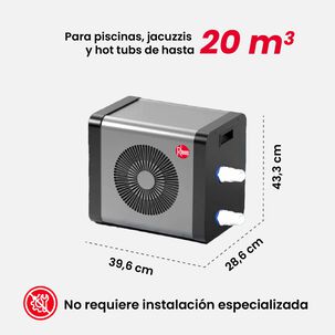 Bomba De Calor Piscina Crosswind 20m3 Rheem