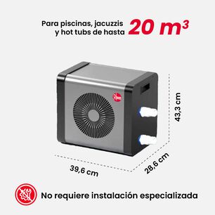Bomba De Calor Piscina Crosswind 20m3 Rheem