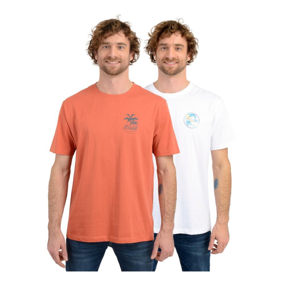 Pack Polera Manga Corta Cuello Redondo Hombre O'neill image number 0.0
