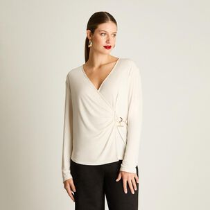 Polera Manga Larga Mujer Lorenzo Di Pontti