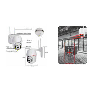 C&aacute;mara Ip Ptz De Seguridad Full Hd Wifi Para Exterior - Ps