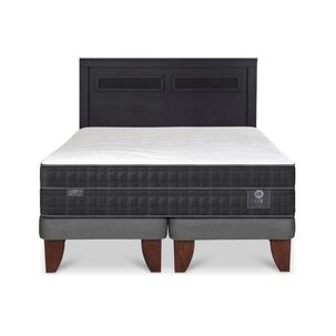 Cama Europea Cic Lux / King / Base Dividida + Respaldo