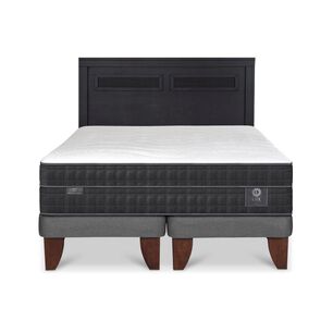 Cama Europea Cic Lux / King / Base Dividida + Respaldo