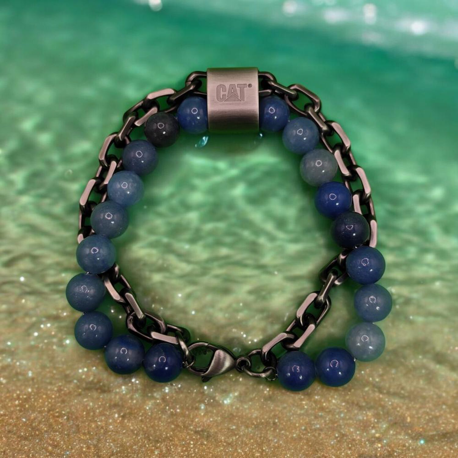 Pulsera De Hombre Cat J013b08126 Gris-azul image number 1.0