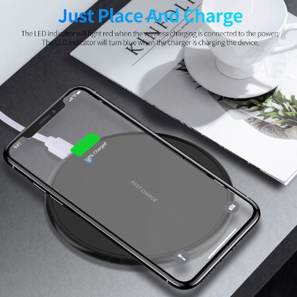 Cargador De Celular Inalambrico Carga Rapida 3a 30w Smartphone Compatible Para Iphone Y Android image number 2.0