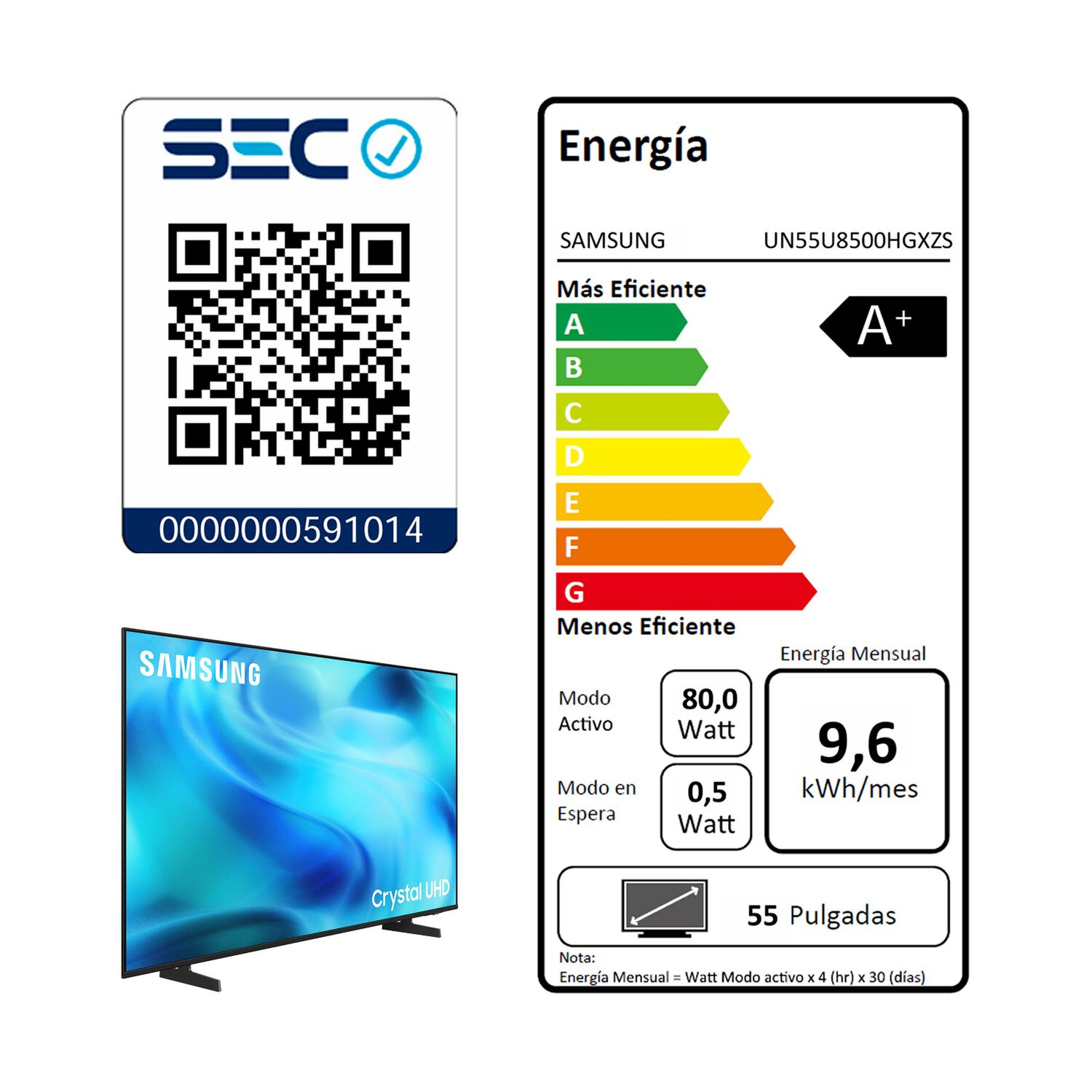 55 Crystal Uhd U8500h 4k Samsung Smart Tv 2026 image number 7.0