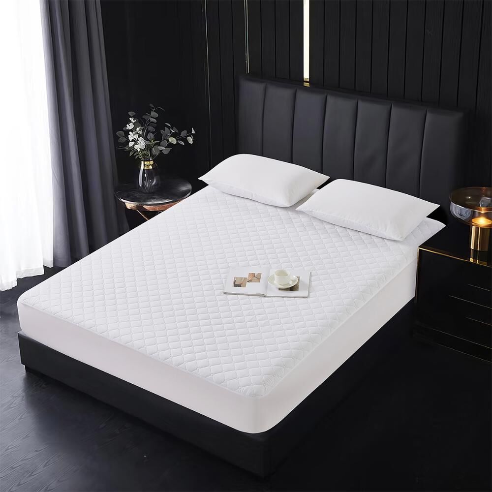 Cubrecolchon Andes Impermeable Blanco 2 Plazas image number 0.0
