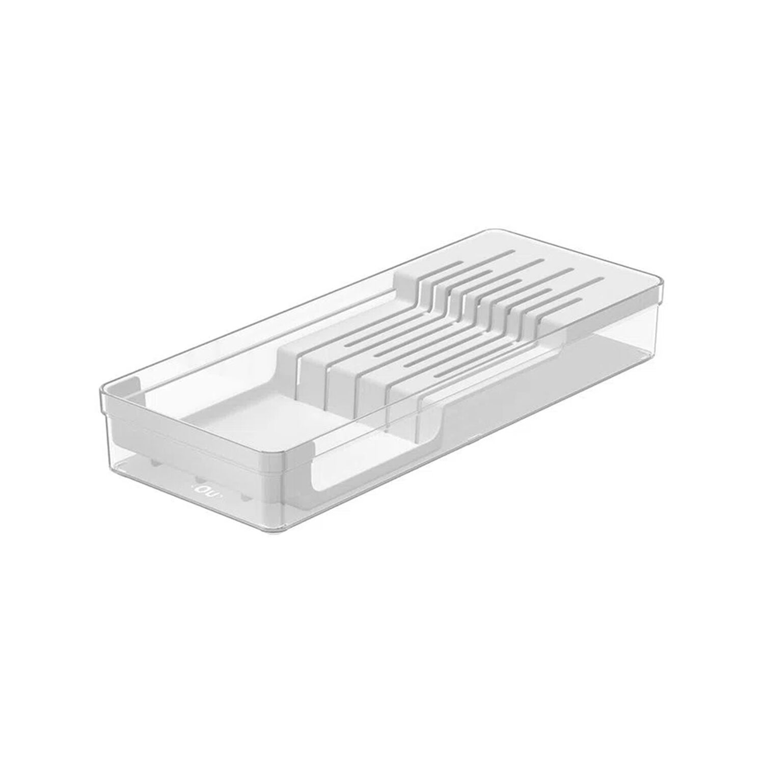 Organizador De Cuchillo Clear Blanco image number 0.0