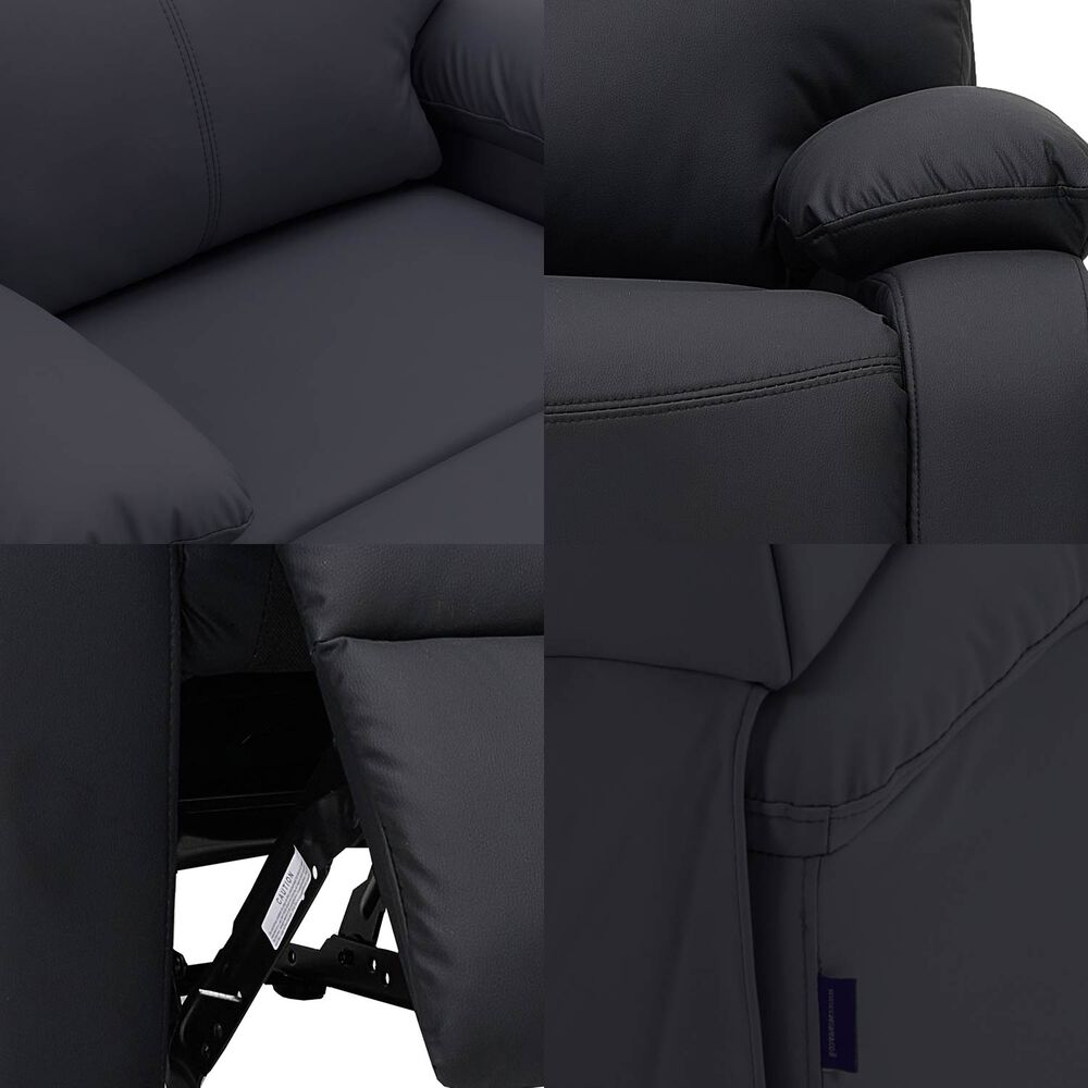 Berger Reclinable Milan Pu Negro image number 7.0
