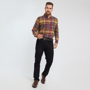 Camisa Bloque Color Slim Manga Larga Hombre Herald