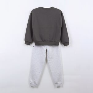 Conjunto Buzo Ni&ntilde;a Vuelos Minnie Mouse Gris Disney