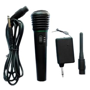 Microfono Inalambrico 2 En 1 Para Karaoke Cwm308