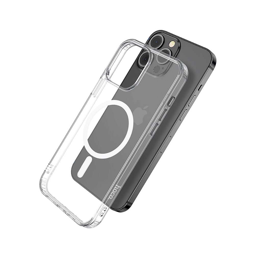 Carcasa Hoco Shell Magnetic Para Iphone 14 Pro Transparente image number 1.0