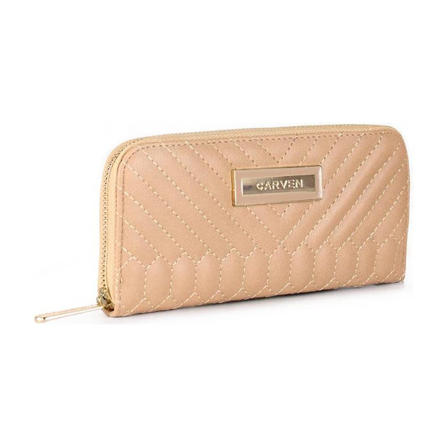 Billetera De Mujer Petunia Beige Carven image number 1.0