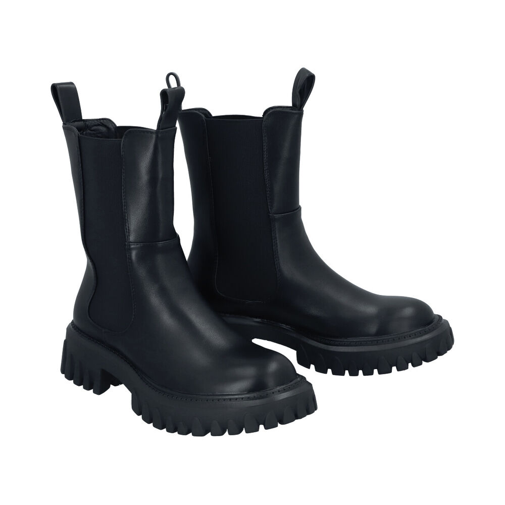 Botin Mujer Negro Eloisa Police image number 3.0