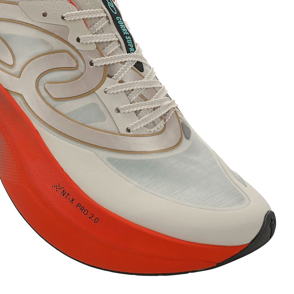 Zapatilla Running Mujer Corre Supra 2 Celeste/rojo/arena image number 7.0