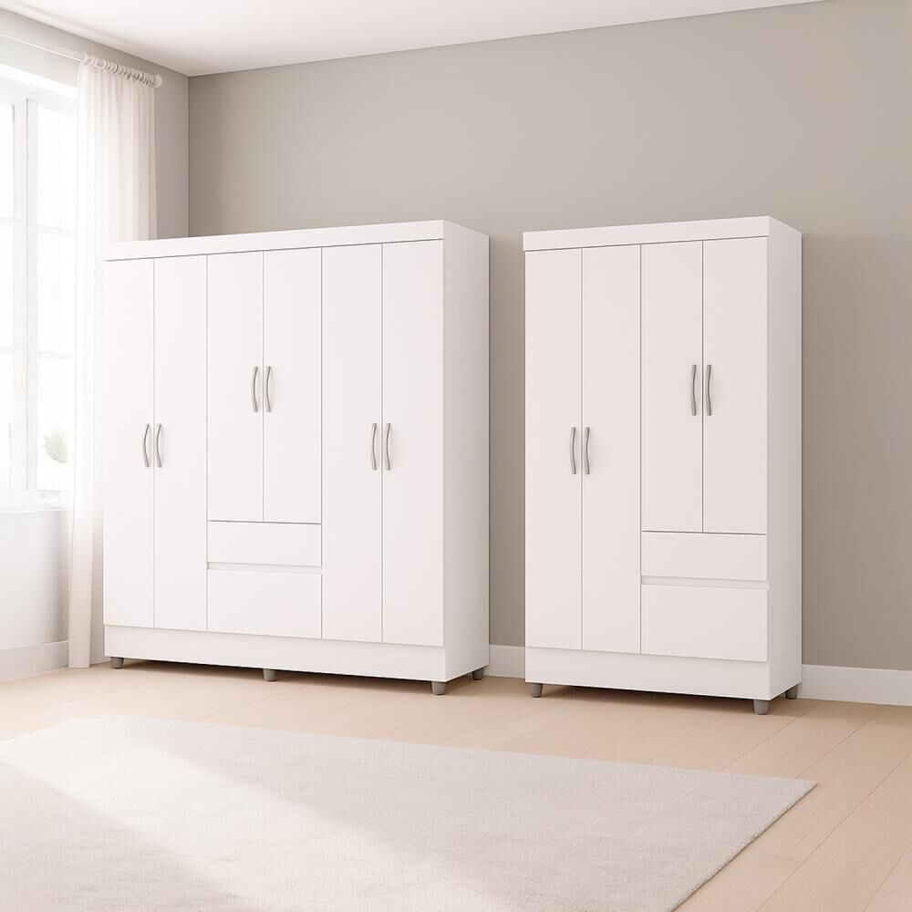 Combo Closet Vekkahome Ideal 6 Puertas + 4 Puertas 271156+271184 image number 4.0