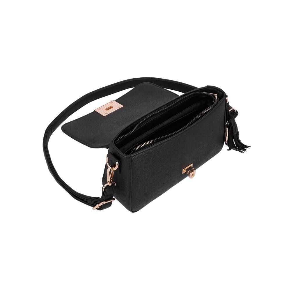 Bandolera Secret Cork St6 S Negro image number 3.0