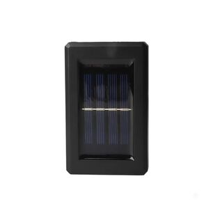 L&aacute;mpara Aplique Solar Led Pared Sensor Exterior Luz C&aacute;lida Pack 2