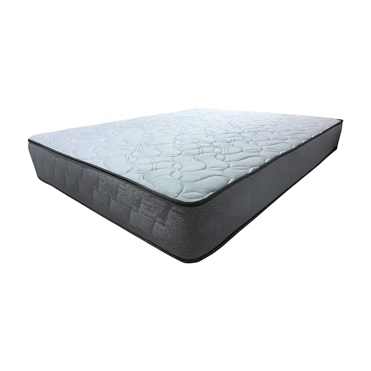 Colchon Hipnos 2.0 Plaza Resorte Bonell Altura 25 Cm Gris /blanco image number 0.0