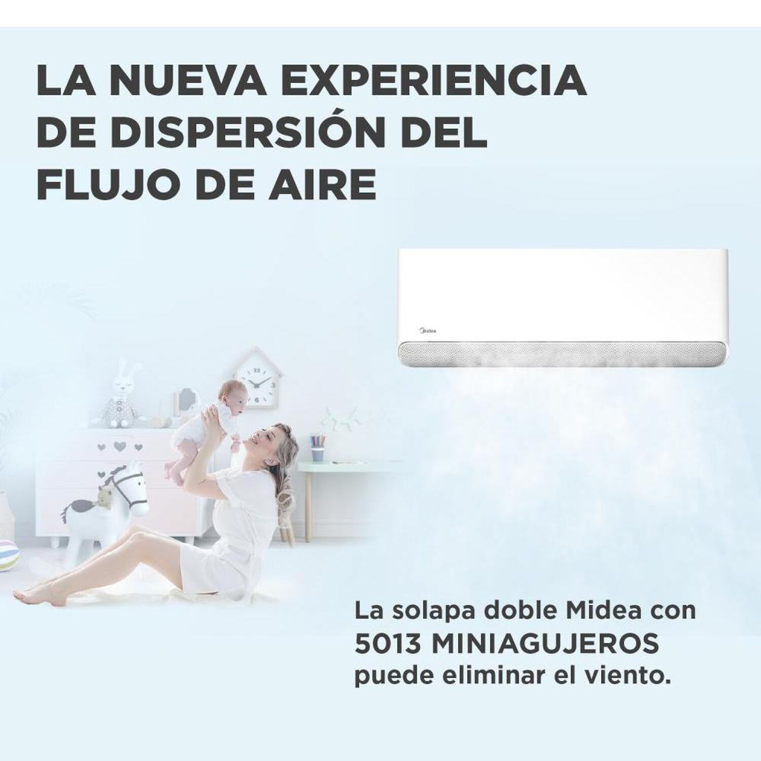 Aire Acondicionado Split Midea Breezeless9k / 9000 BTU image number 1.0