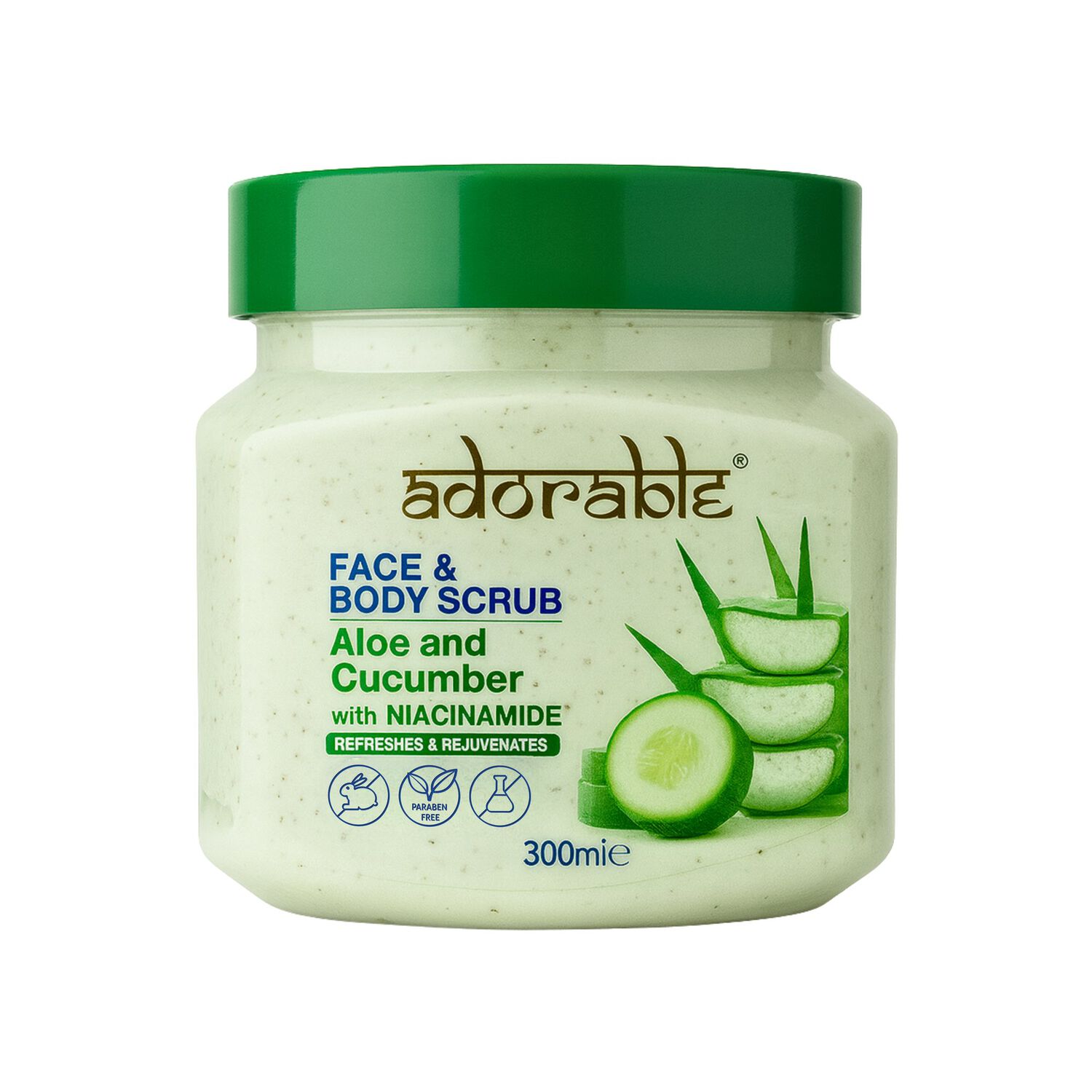 Adorable Exfoliante Aloe & Cucumber Con Niacinamide 300 Ml image number 0.0