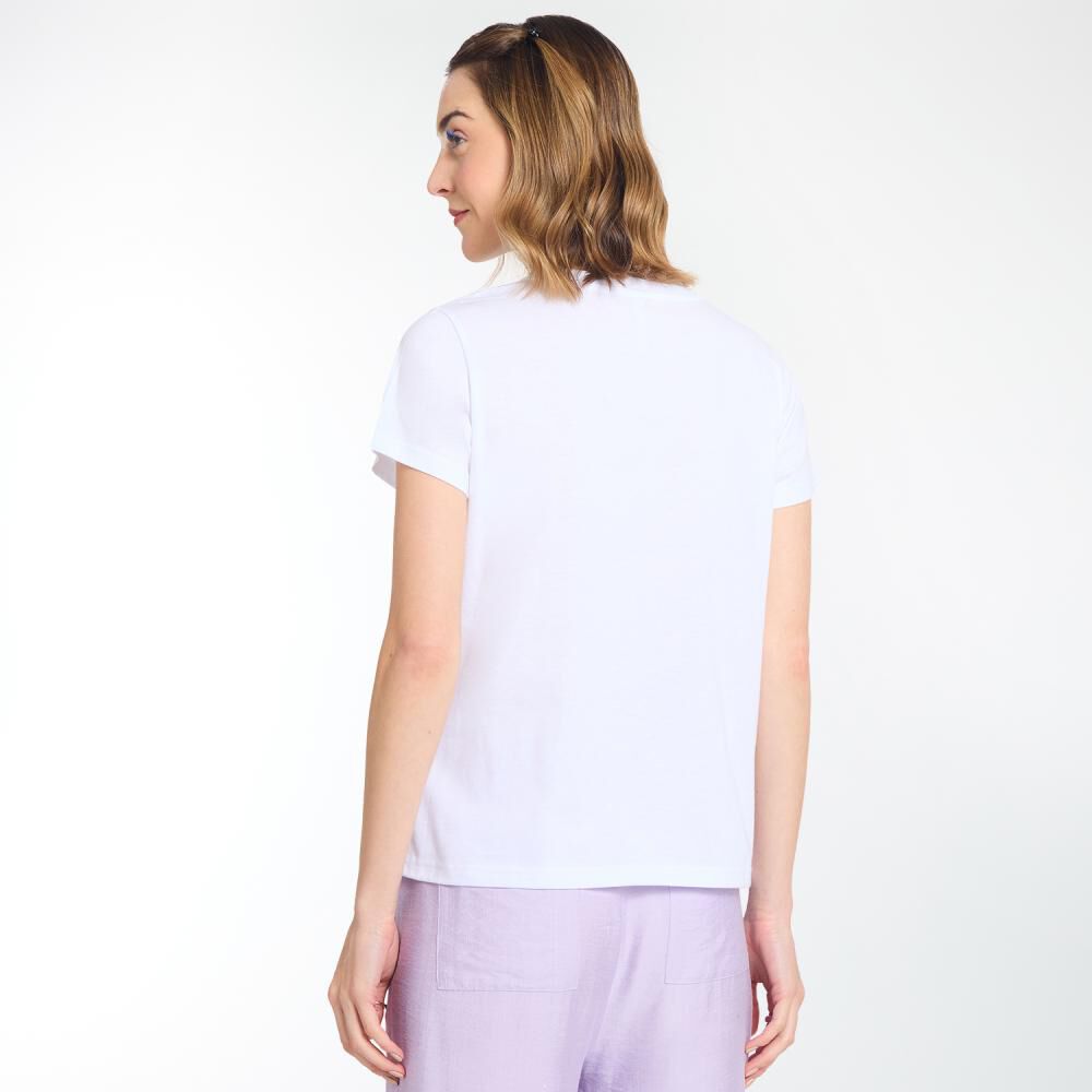 Polera Estampada Manga Corta Cuello Redondo Mujer Freedom image number 3.0