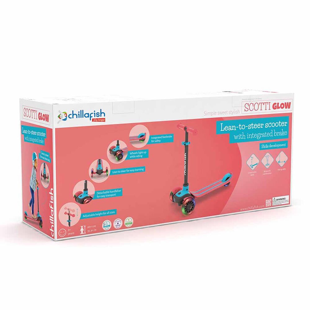 Scooter Monopatin Niños Chillafish Scotti Glow Ruedas Led image number 9.0