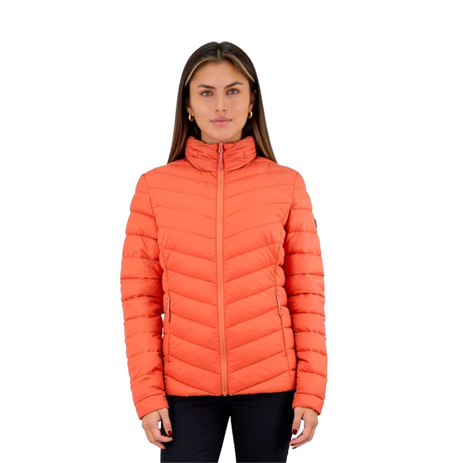 Parka Hw Pillow Traveler Mujer Ladrillo image number 0.0