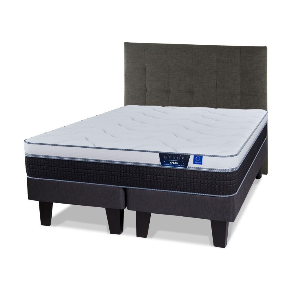 Cama Europea Flex Nexus / King / Base Dividida + Respaldo image number 1.0