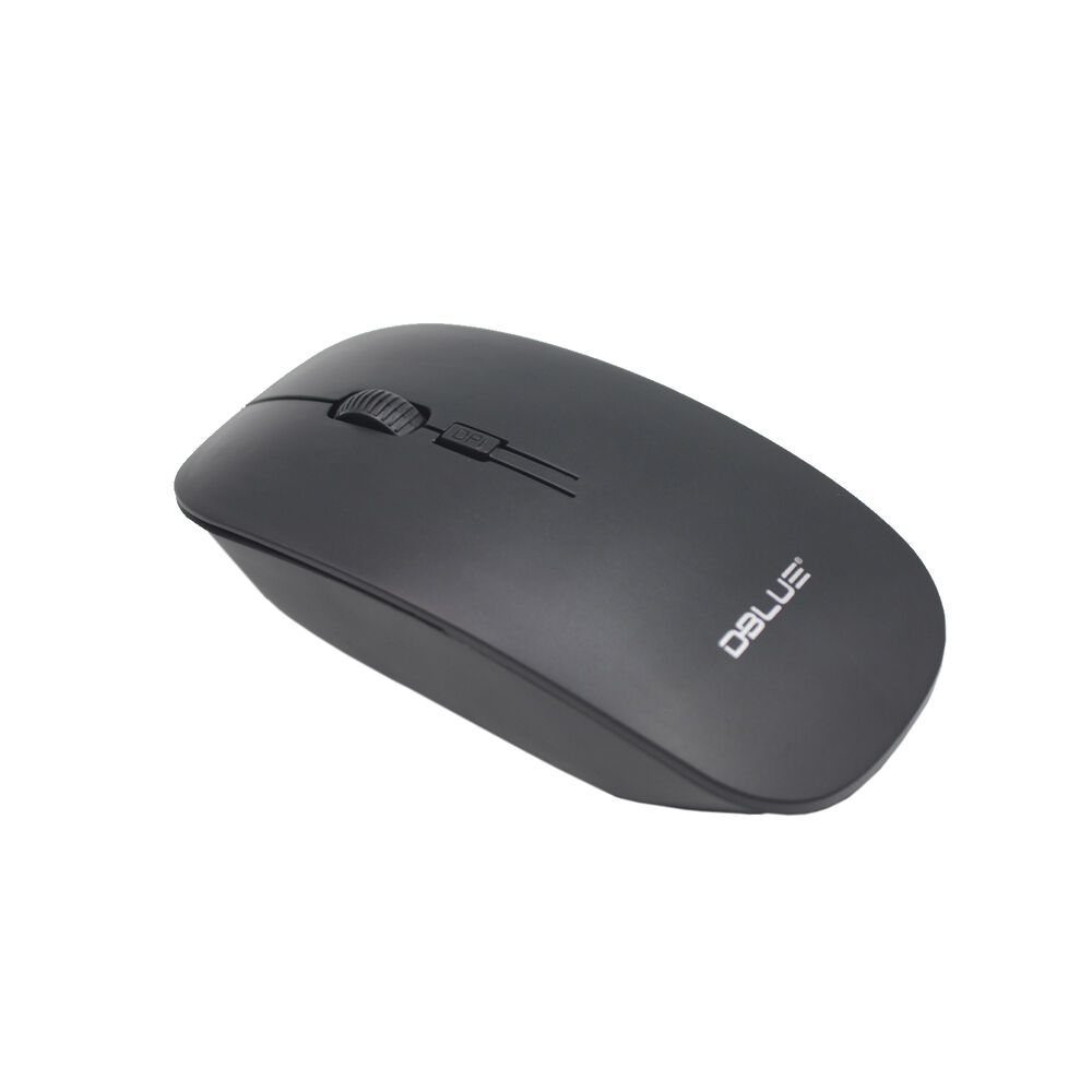 Mouse Óptico Inalámbrico Diseño Plano Color Negro - Ps image number 0.0