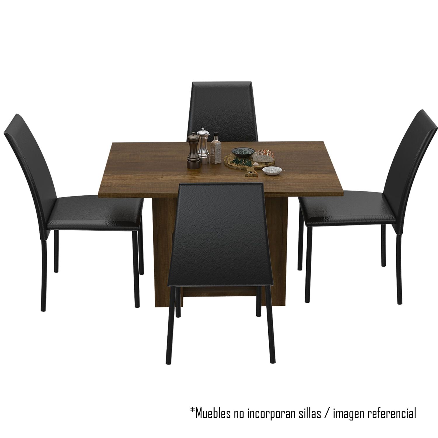 Mesa De Comedor Fm-003o Caf&eacute; Oscuro image number 2.0