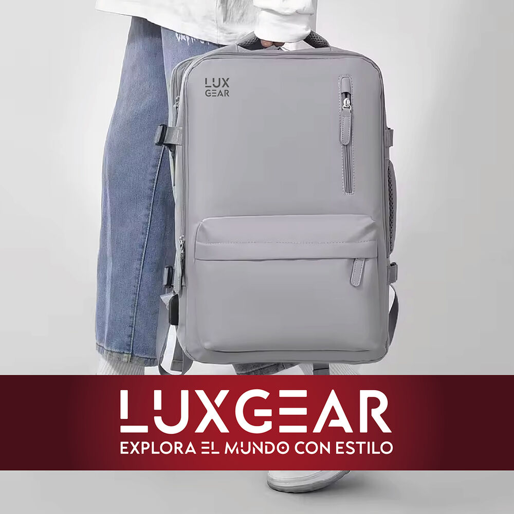 Mochila De Viaje Expansible Luxgear Nomadlifev2 Impermeable - Negro image number 9.0