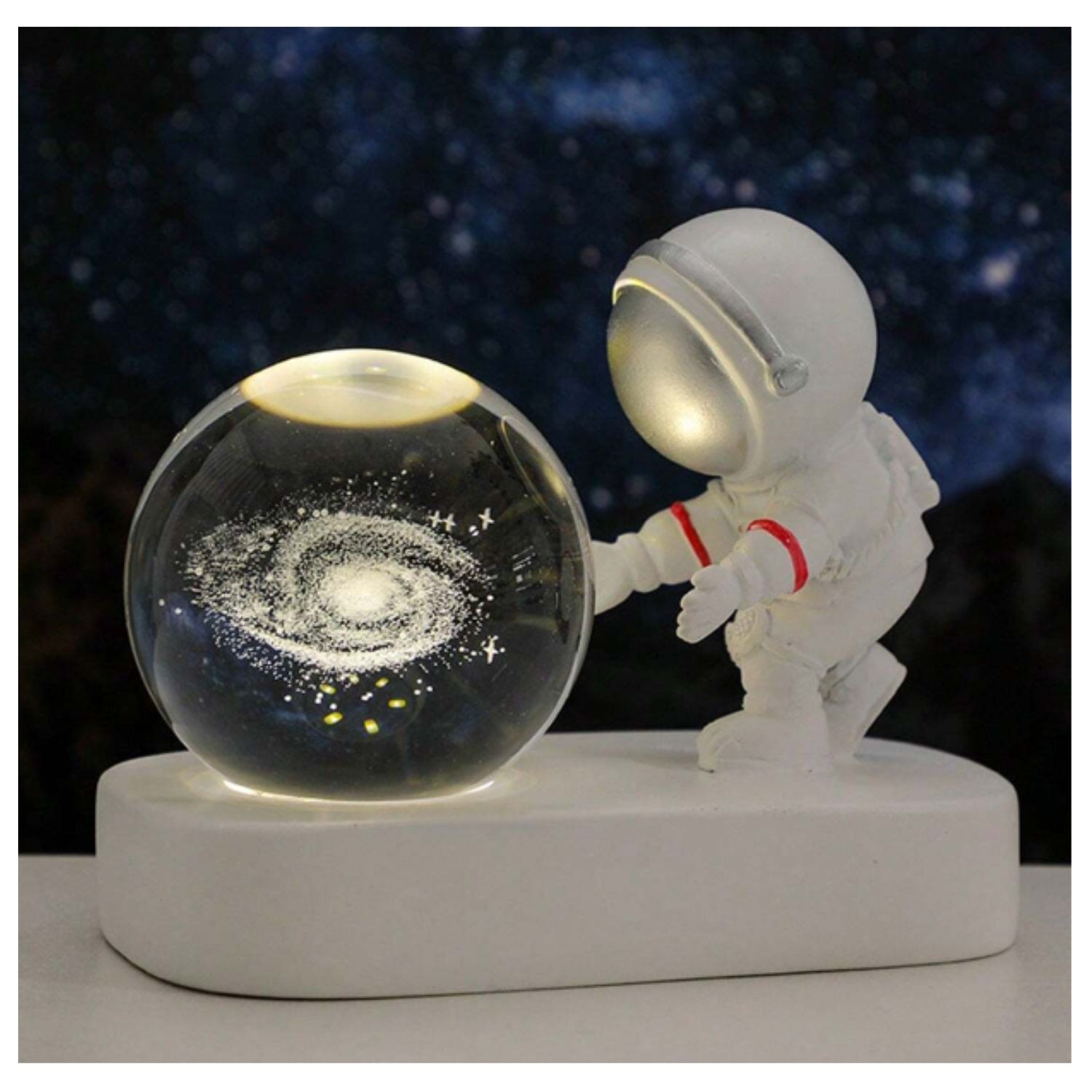 Lampara Astronauta Creativa Escritorio Atm&oacute;sfera Decorativa image number 2.0