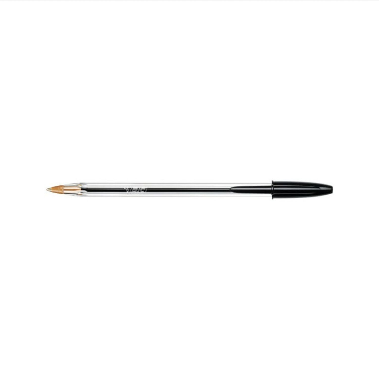 Pack 50 Bic Cristal 1.0mm Punta Media Negro image number 1.0