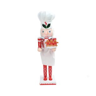 Cascaneuces Navide&ntilde;o Chef Cocinero Decoraci&oacute;n Navidad 39cm