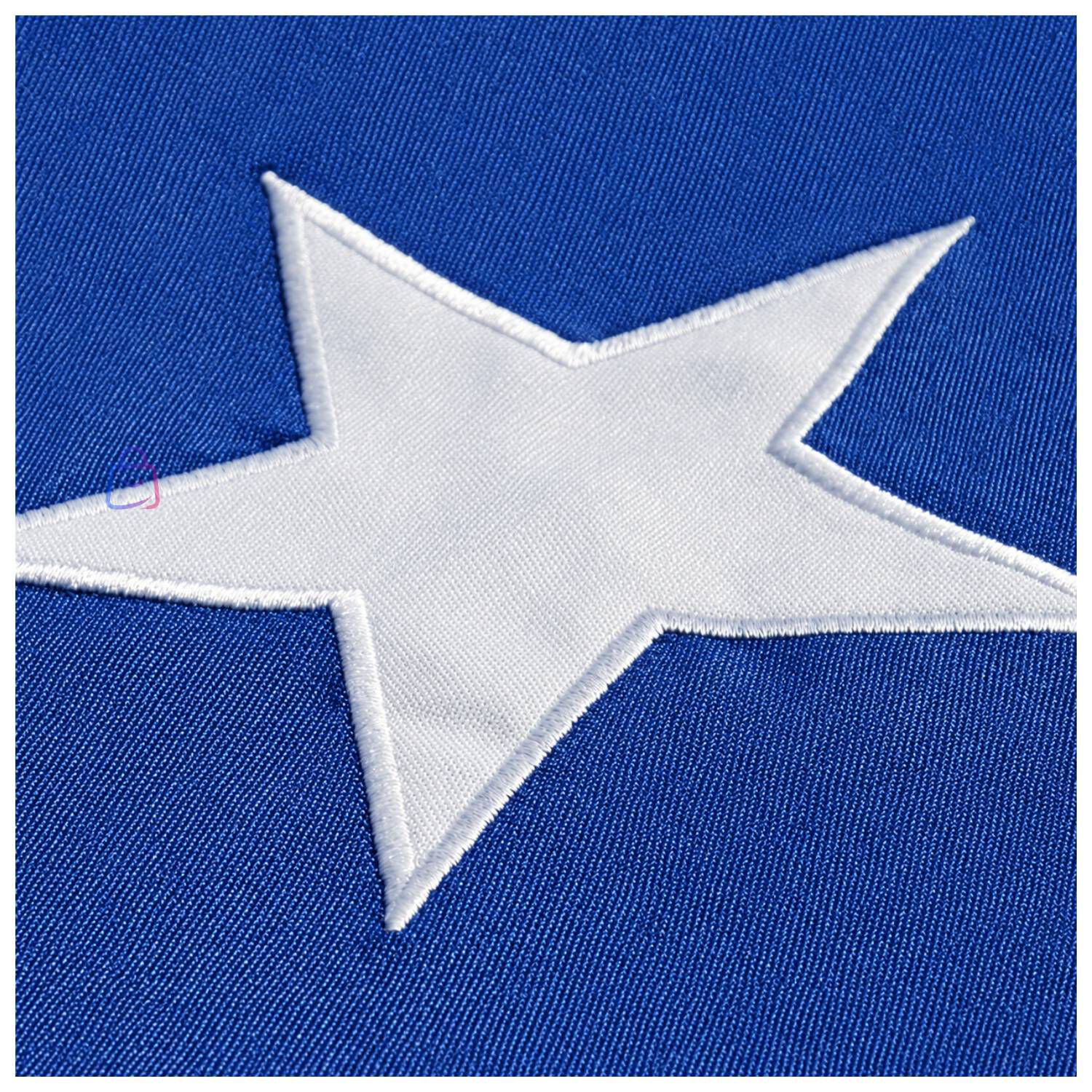 Bandera Chilena Estrella Bordada 140x210 Cms - Ps image number 2.0
