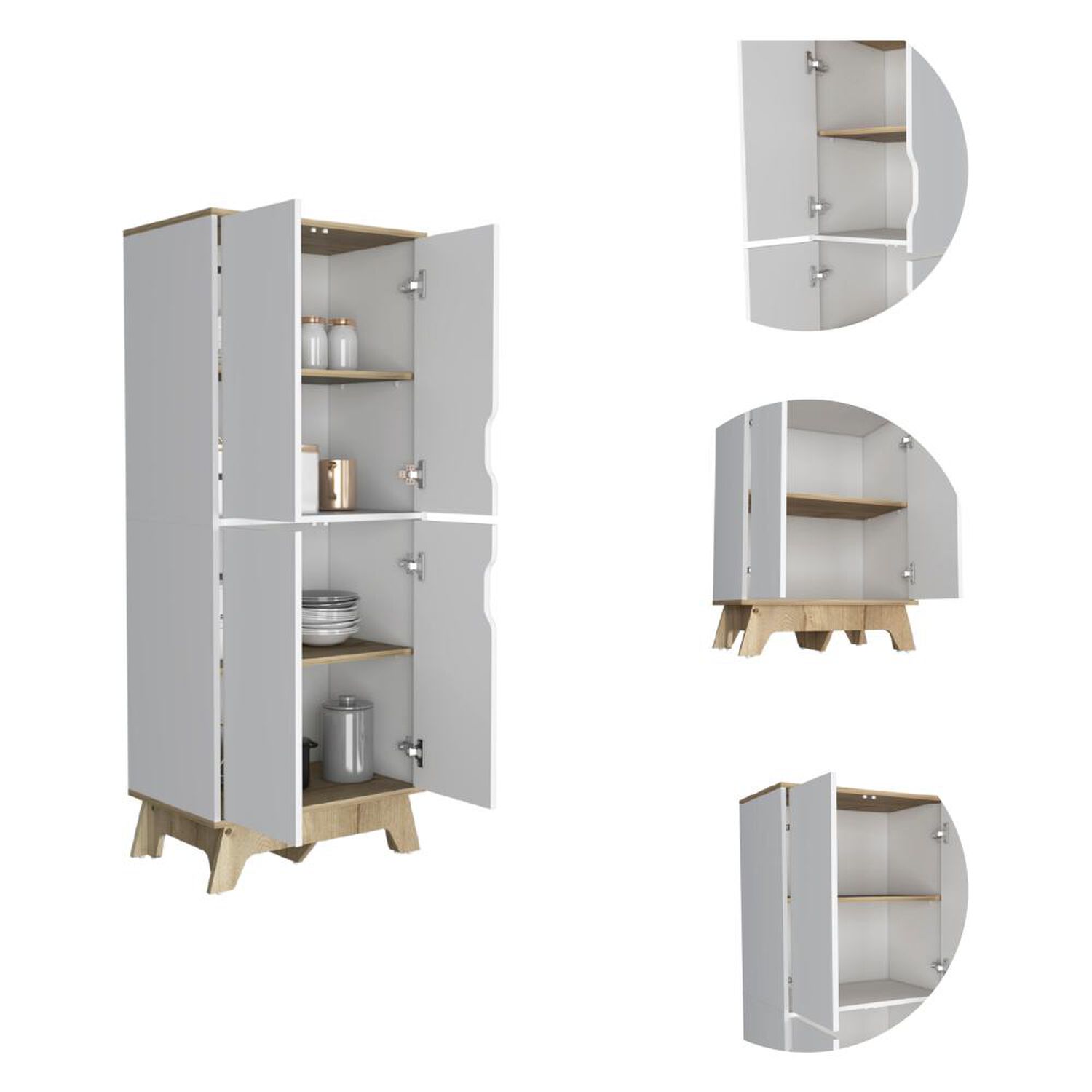 Buffet Tuhome Bi Color / 4 Puertas image number 11.0