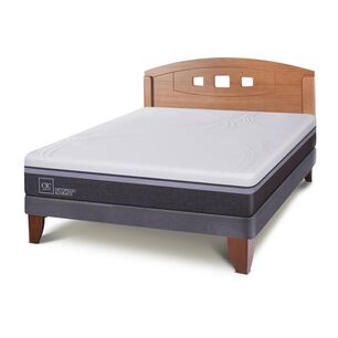 Cama Europea Cic Ortopedic Advance / 2 Plazas / Base Normal + Respaldo