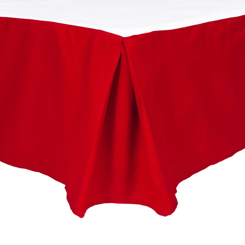 Faldon Unicolor 1,5 Plaza Color Rojo 144 Hilos Arthome image number 0.0