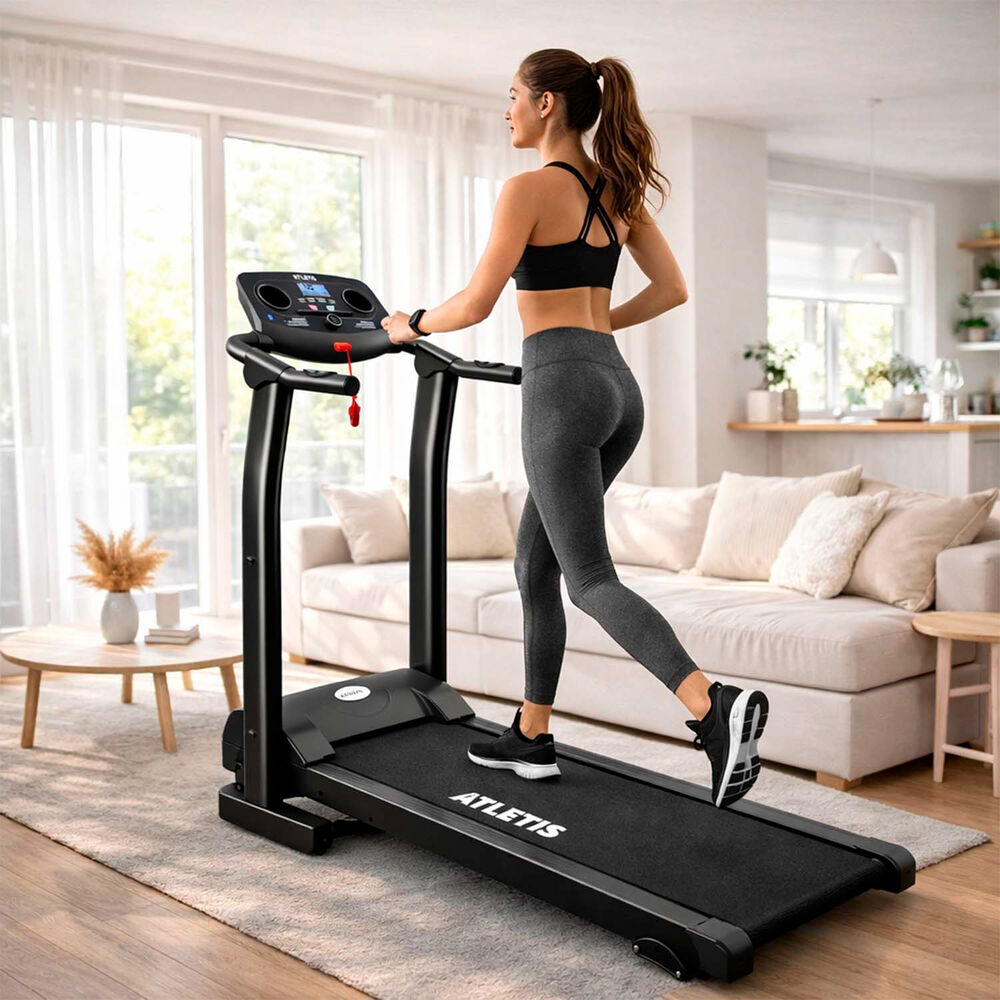 Trotadora M201 12 Km/h 1.5 Hp Negra image number 5.0