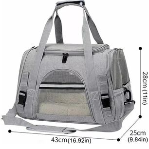 Bolso Transportador Mascota Rosa