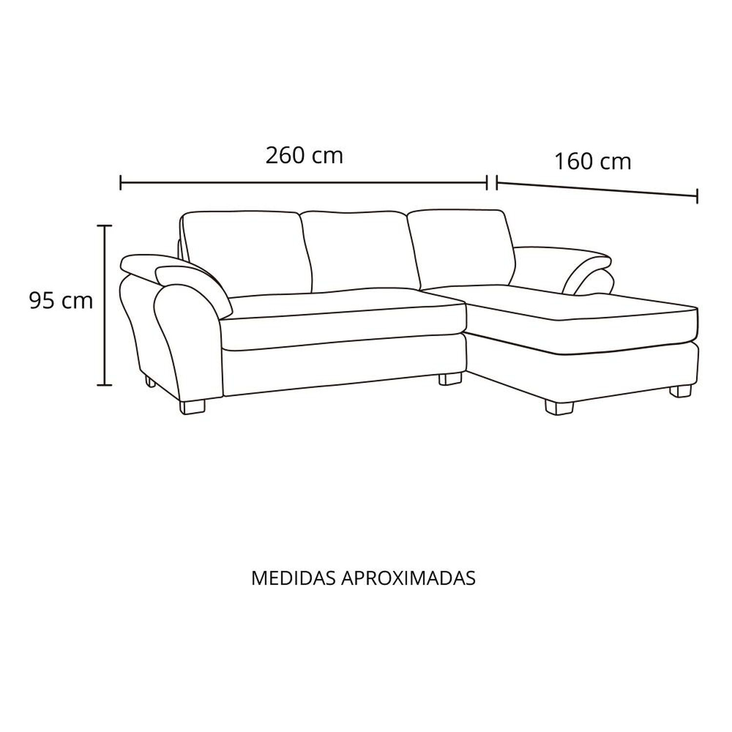 Seccional Living Factory Lima Derecho / 4 Cuerpos image number 9.0