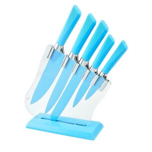 Set De Cuchillos 5 Pcs Azul