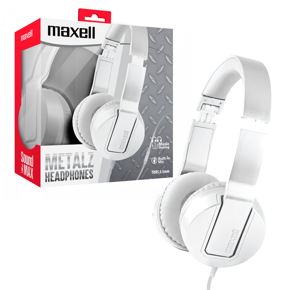 Audifonos Sms-10 Maxell Ajustable Metalz Headphone Trrs 3.5m image number 0.0