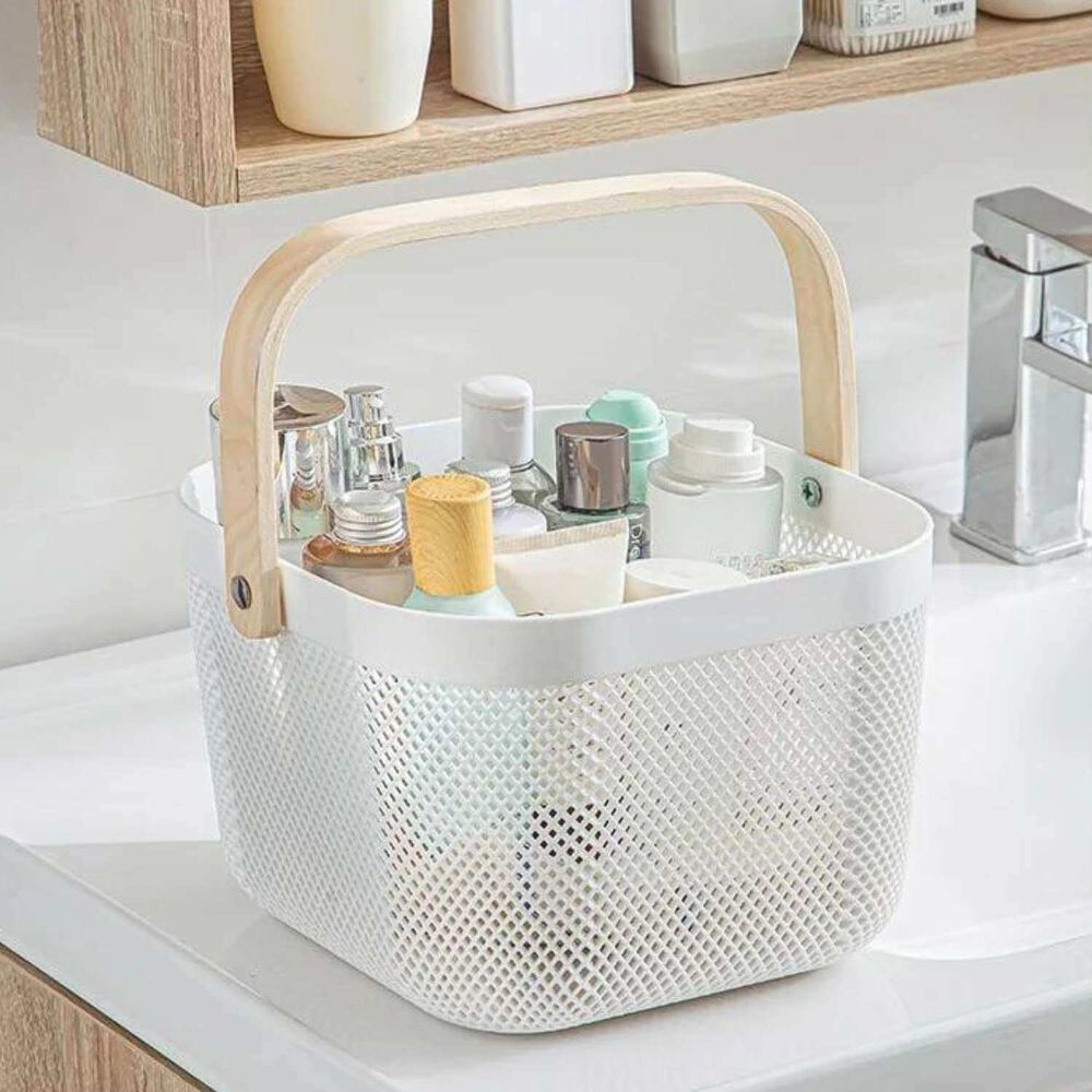 Canasto De Metal Multiuso Blanco image number 5.0